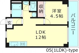 ヴィラ高殿の物件間取画像